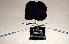 Miniature knitting